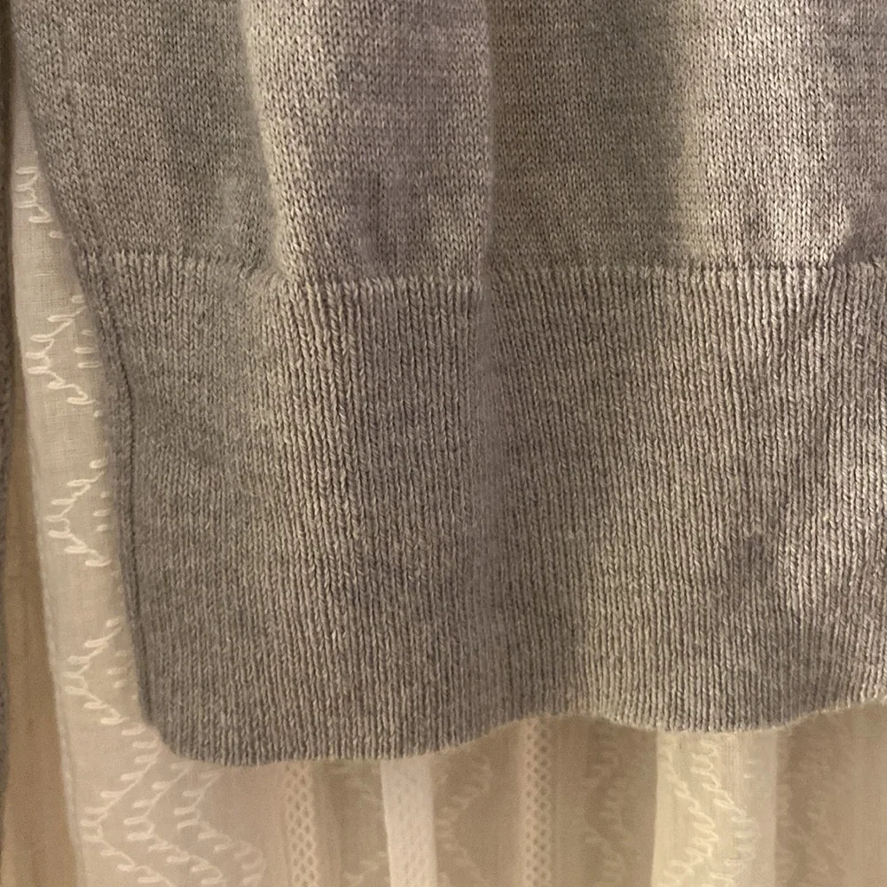Banana Republic Merino Extra Fine Wool 1/4 Button Sweater